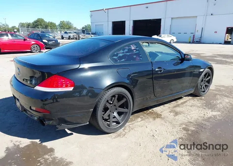 2005 BMW 645Ci z USA, uszkodzony, nr VIN WBAEH73495B216198